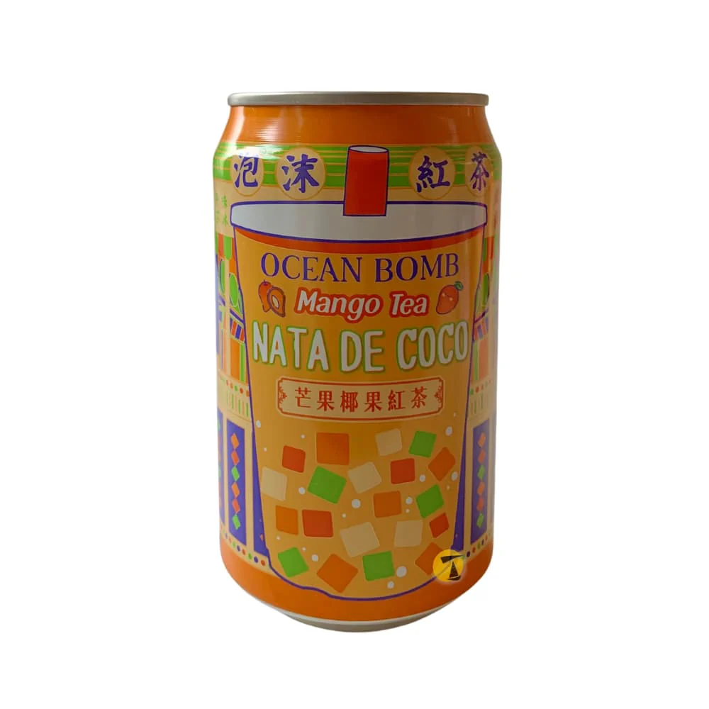 Ocean Bomb Mango Tea Nata De Coco - 315ml