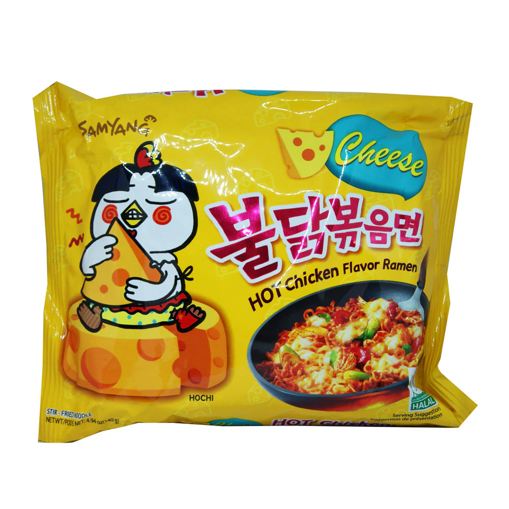 Samyang Cheese Flavour Hot Chicken Ramen - 140g