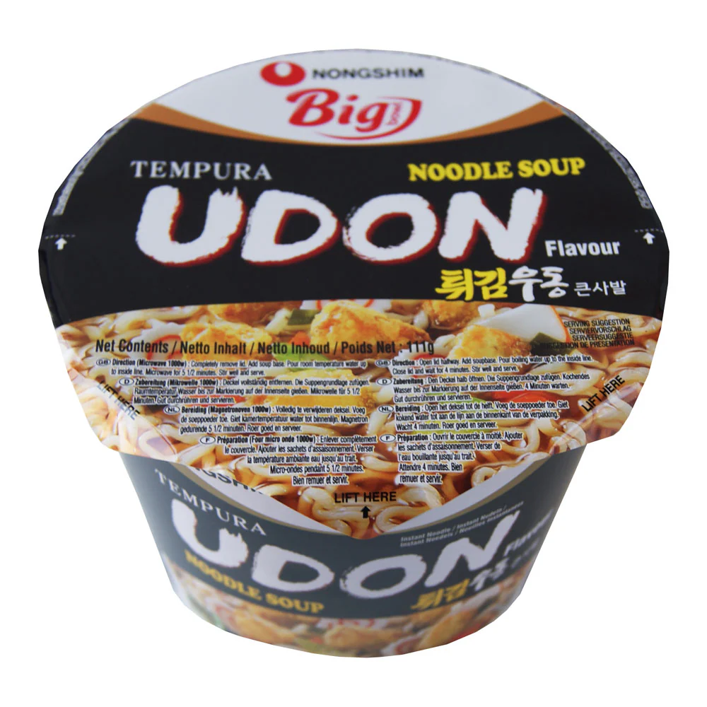 Nong Shim Udon Big Bowl Noodles - 111g