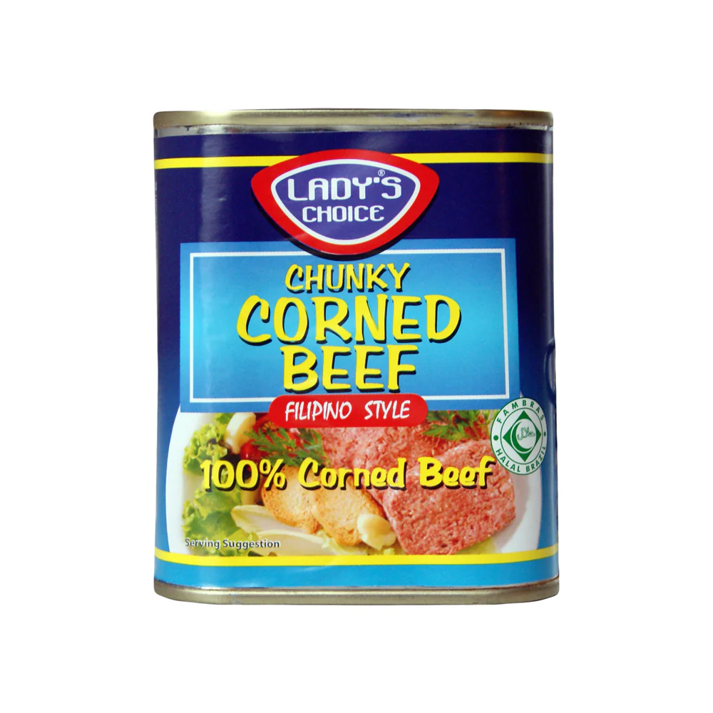 Lady's Choice Chunky Corned Beef Filipino Style - 340g