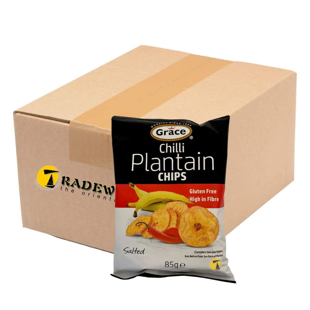 Grace Chili Plantain Chips - 9x85g