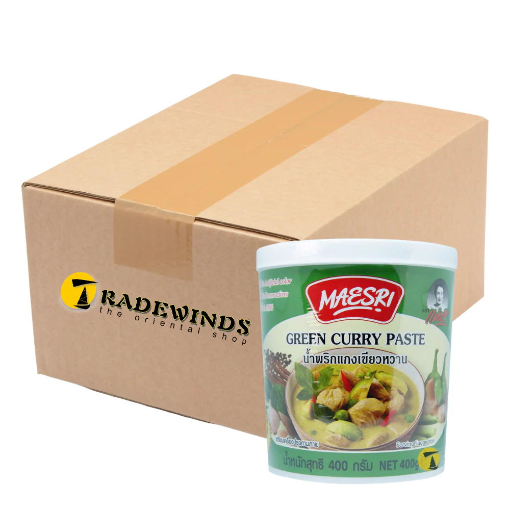 Maesri Green Curry Paste - 12x400g