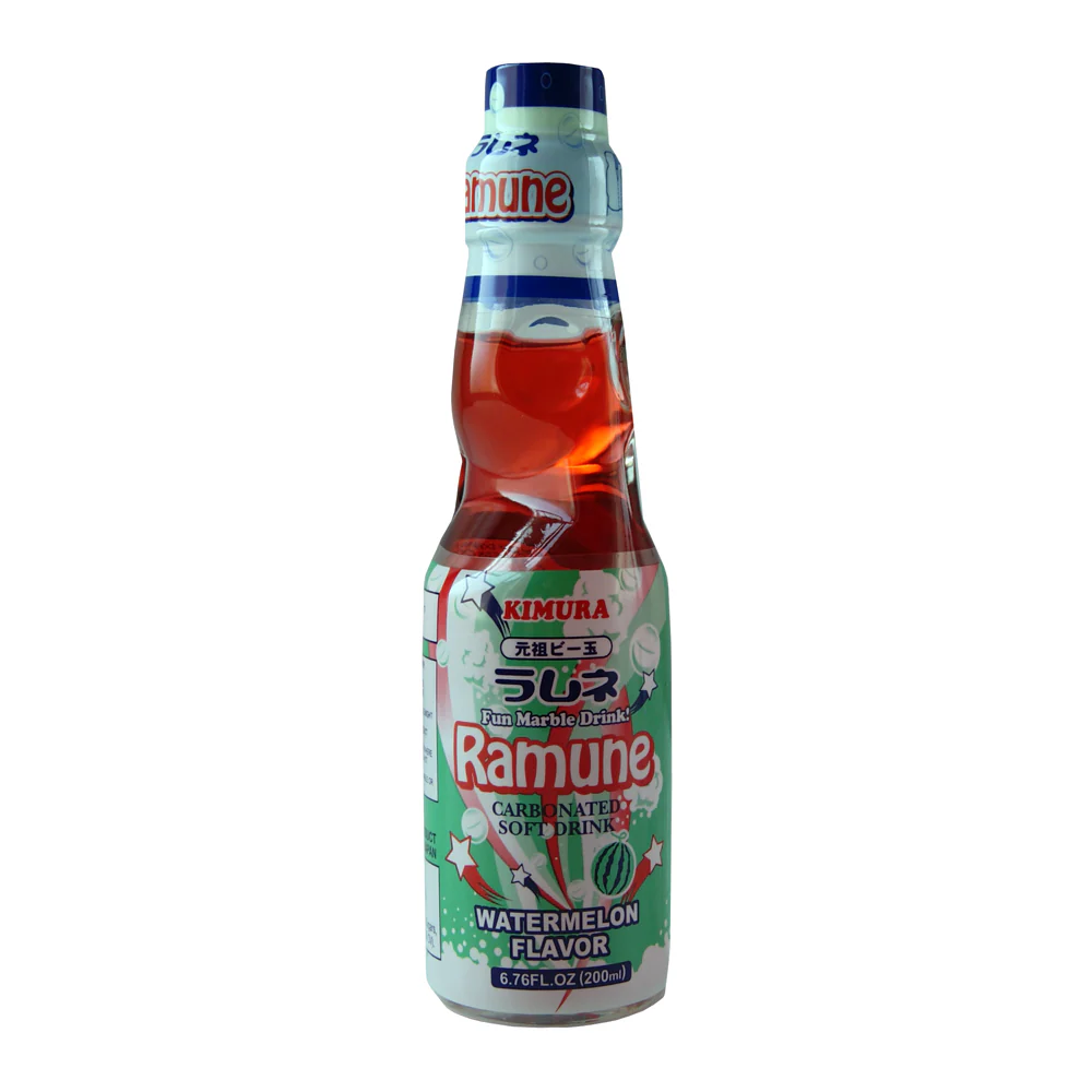 Kimura Ramune Watermelon Flavour - 200ml
