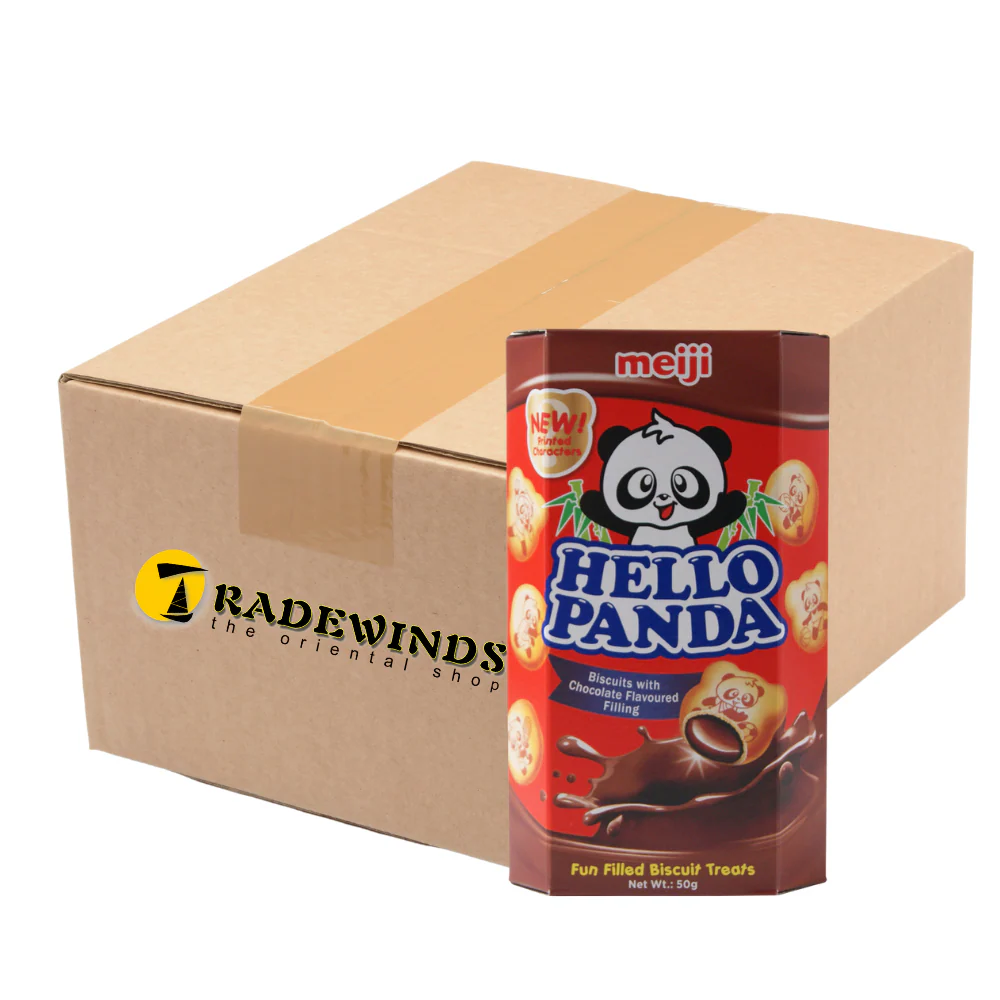 Hello Panda Chocolate Flavour Filling Biscuits - 10x50g