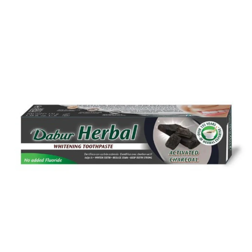 Dabur Herbal Activated Charcoal Toothpaste - 100ml