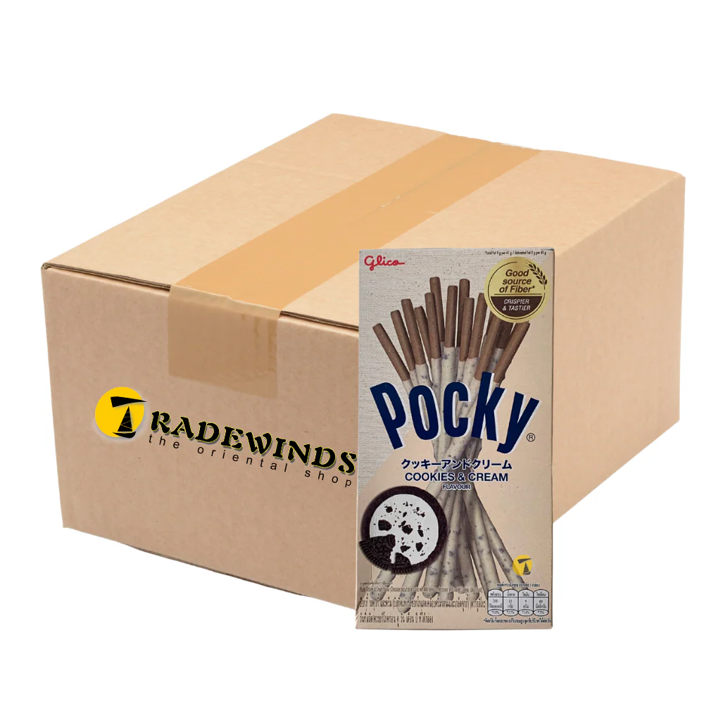 Glico Pocky Sticks Cookies & Cream Flavour - 20x40g