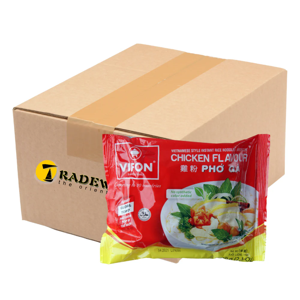 Vifon Vietnamese Instant Rice Noodles Pho Ga Chicken Flavour - 30x60g