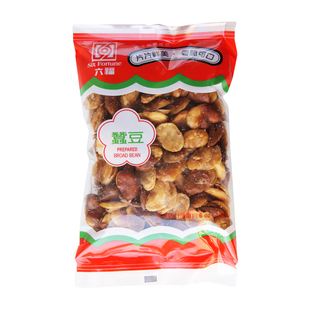 Six Fortune Prepared Broad Bean - 170g