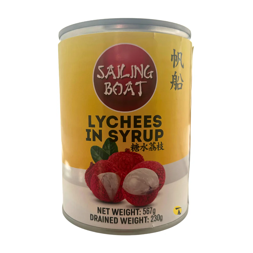 Sailing Boat Lychees in Syrup - 567g