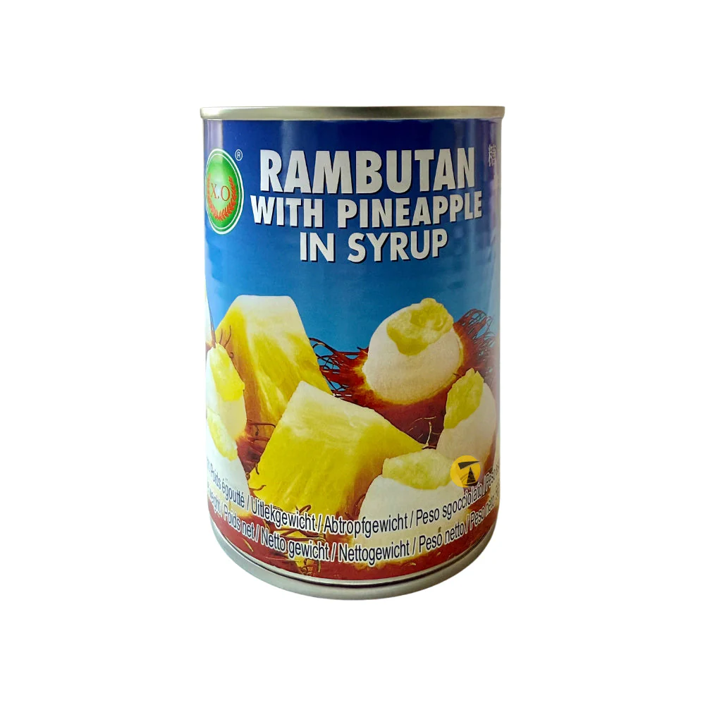 X.O Rambutan with Pineapple in Syrup - 565g
