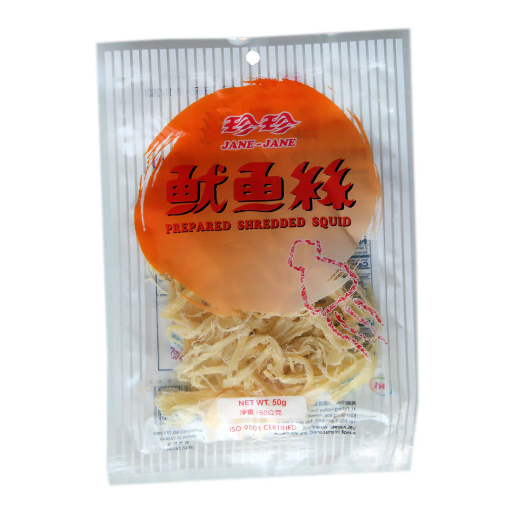Jane-Jane Prepared Shredded Squid - 50g