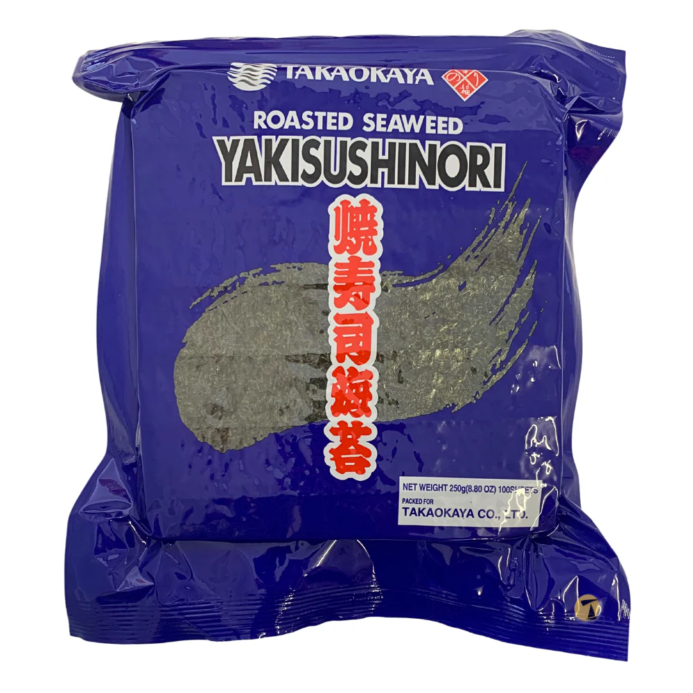 Roasted Seaweed Yakinori - Full Sheet (100 pcs) - 250g