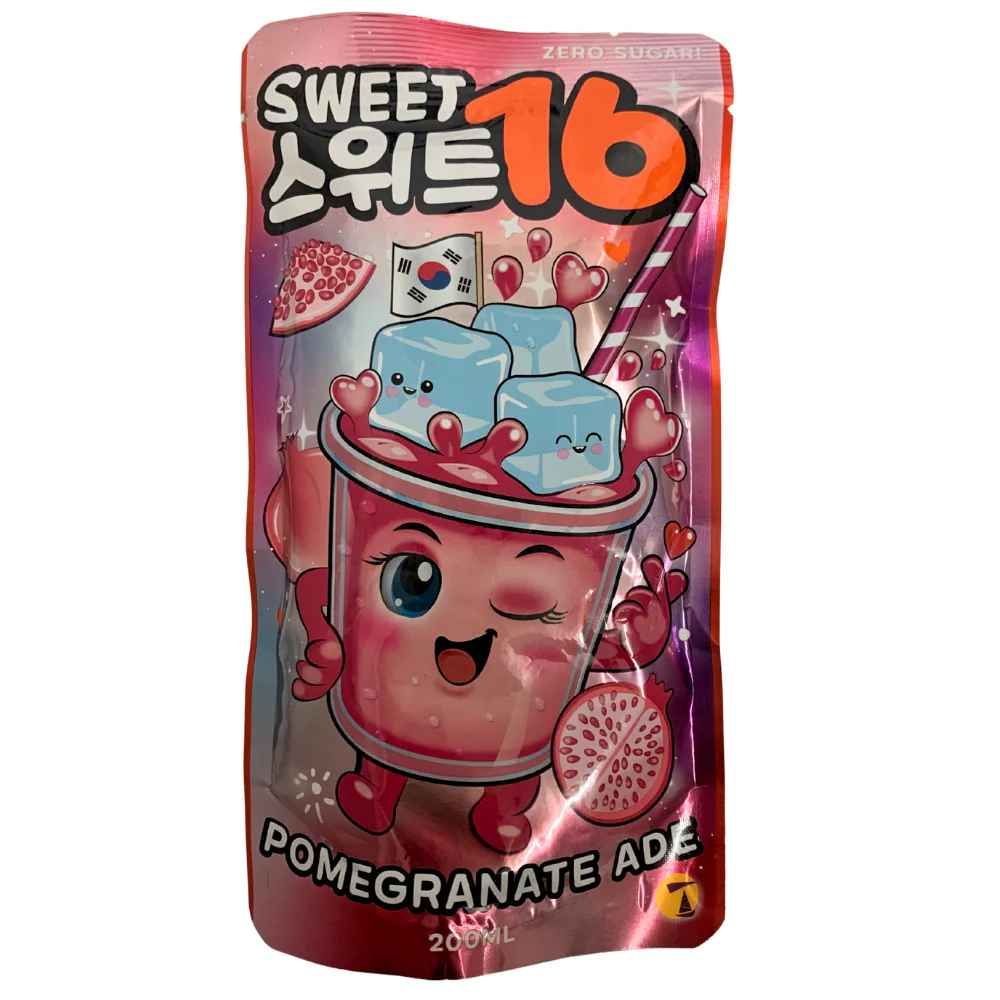 Sweet 16 Pomegranate Ade [No Sugar] - 200ml
