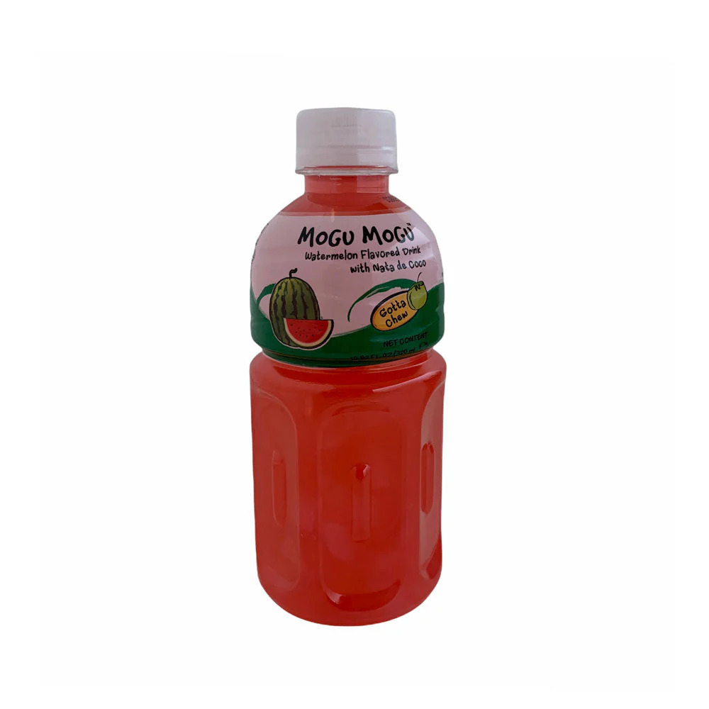 Mogu Mogu Watermelon Flavoured Drink with Nata de Coco - 6x320ml