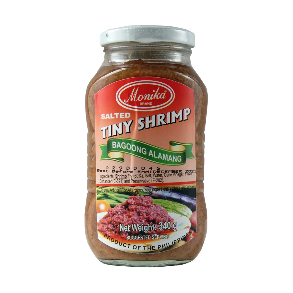 Monika Bagoong Alamang Salted Tiny Shrimp - 340g