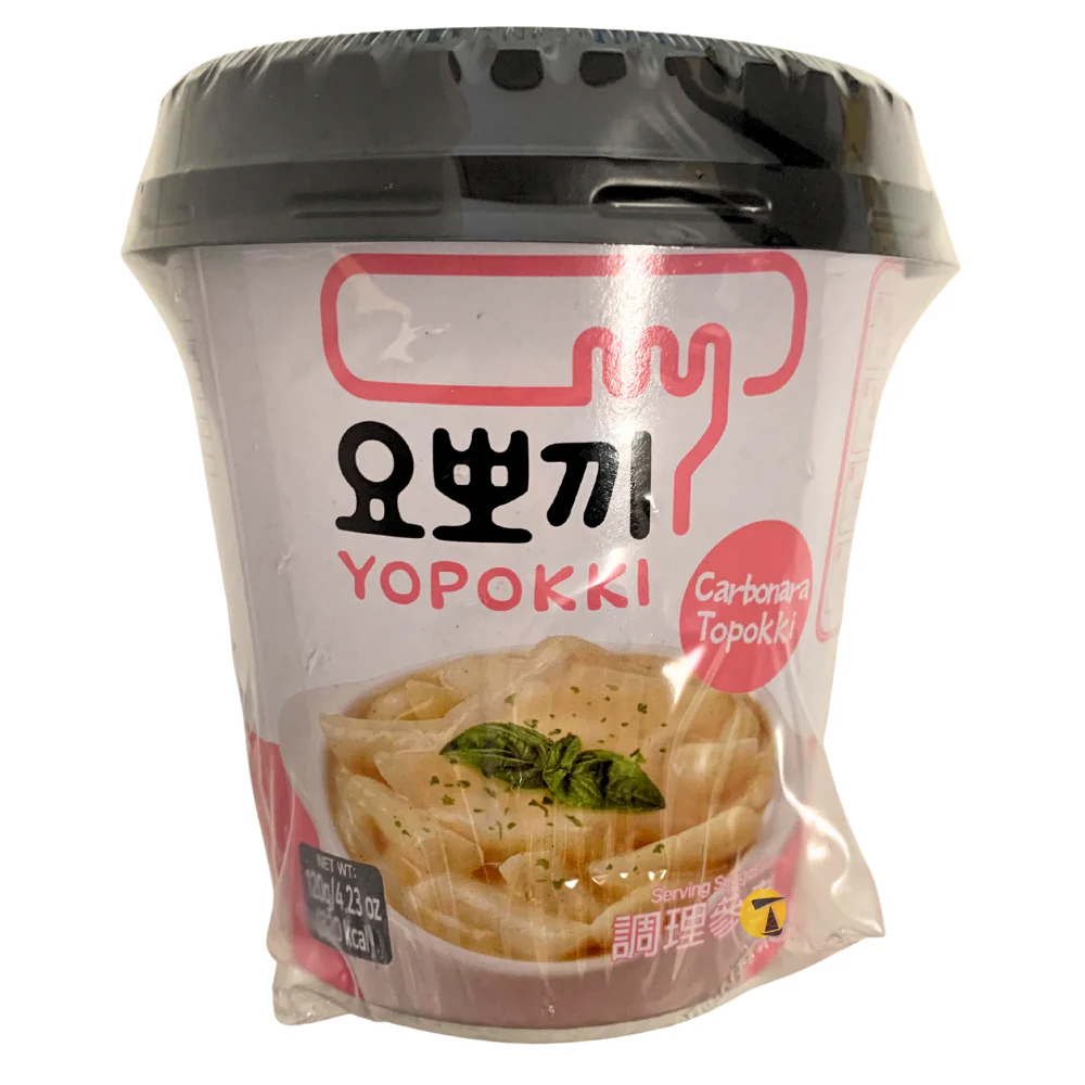 Young Poong Yopokki Rice Cake with Carbonara Sauce - 120g