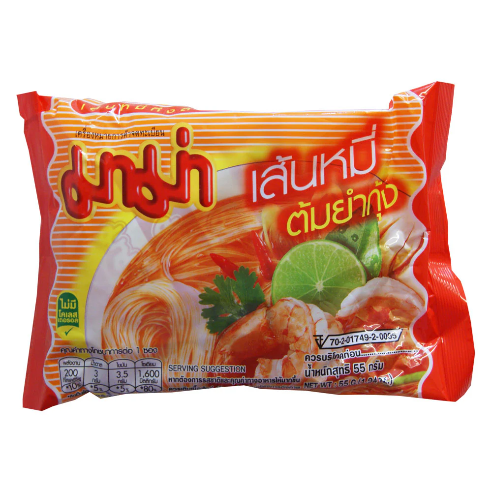 Mama Tom Yum Goong Rice Vermicelli - 55g