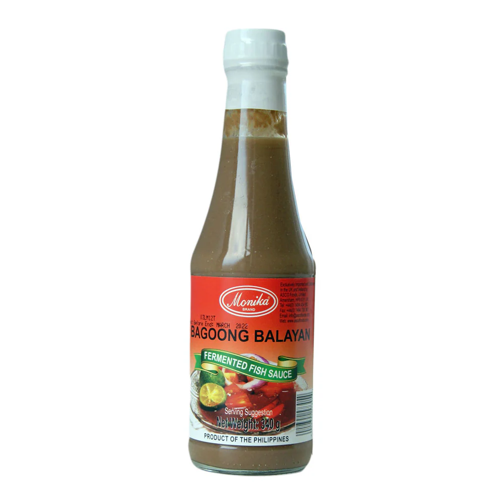 Monika Bagoong Balayan - Fermented Fish Sauce - 340g