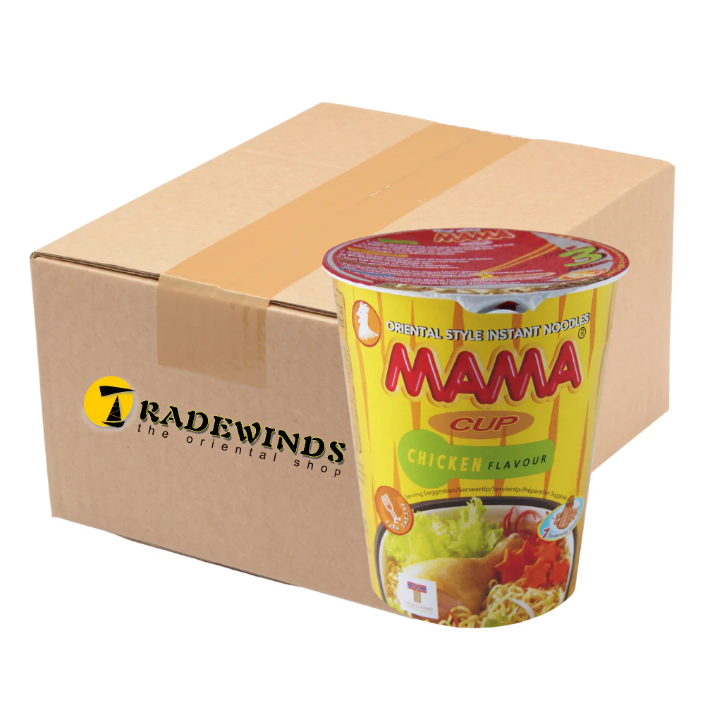 Mama Cup Noodles Chicken Flavour - 12x70g