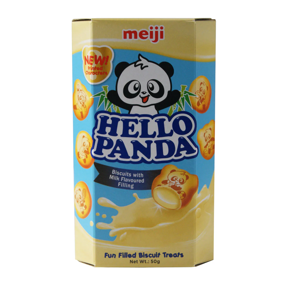 Hello Panda Milk Flavour Filling Biscuits - 2x(10x50g)