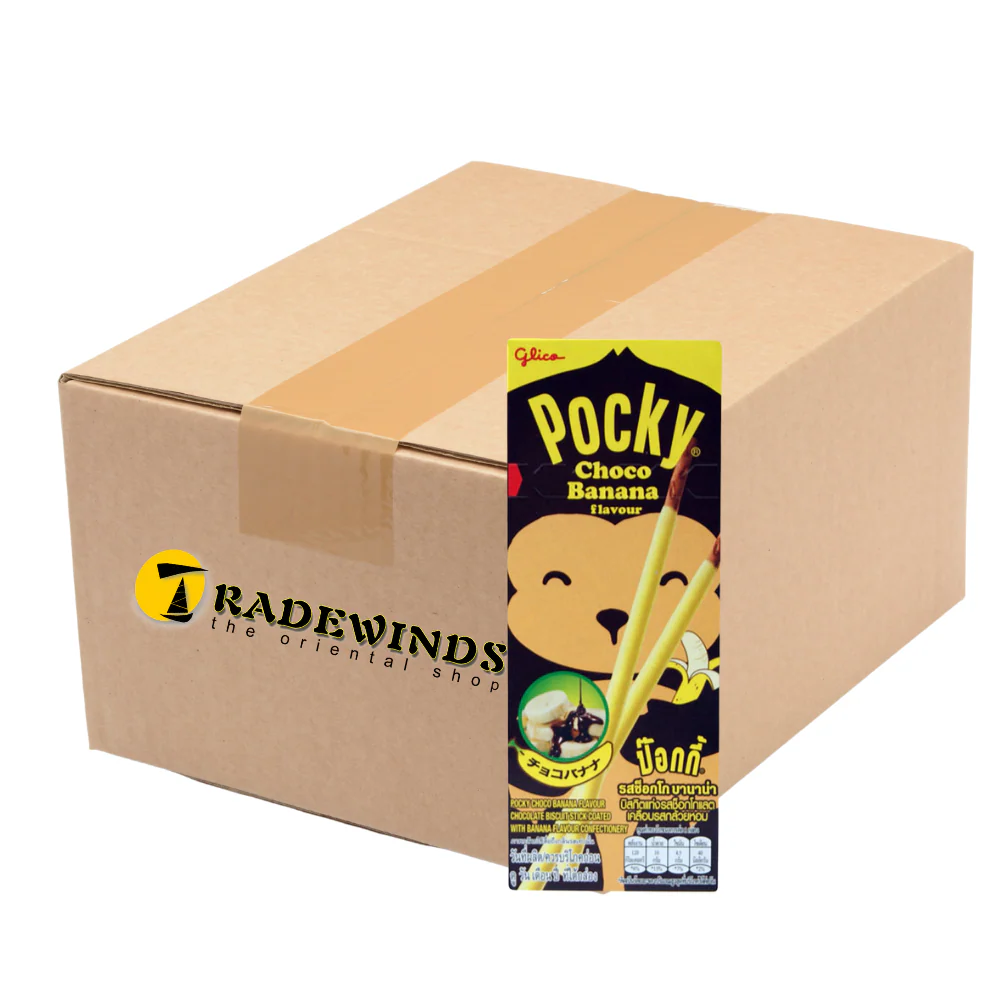 Glico Pocky Choco Banana Flavour - 20x25g
