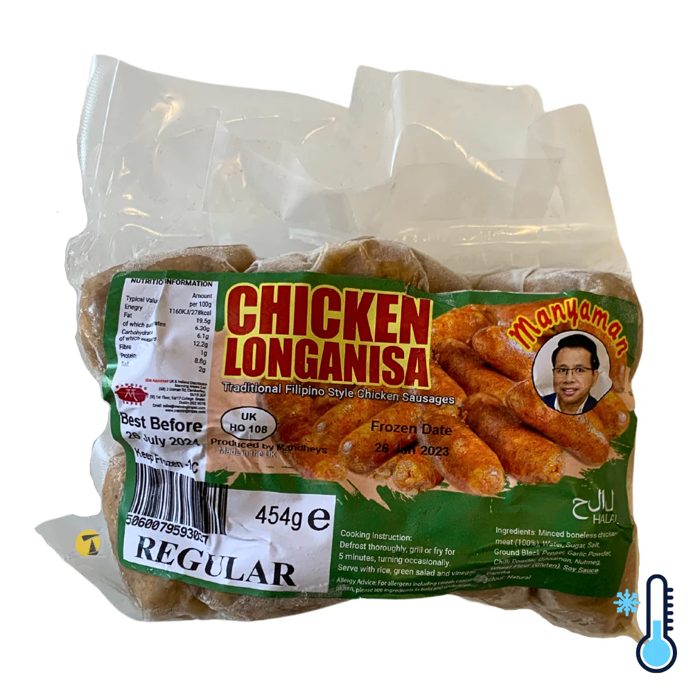 Mandhey's Manyaman Chicken Longanisa - 454g [FROZEN]