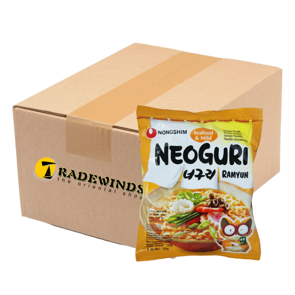 Nong Shim Neoguri Seafood & Mild Ramyun - 20x120g