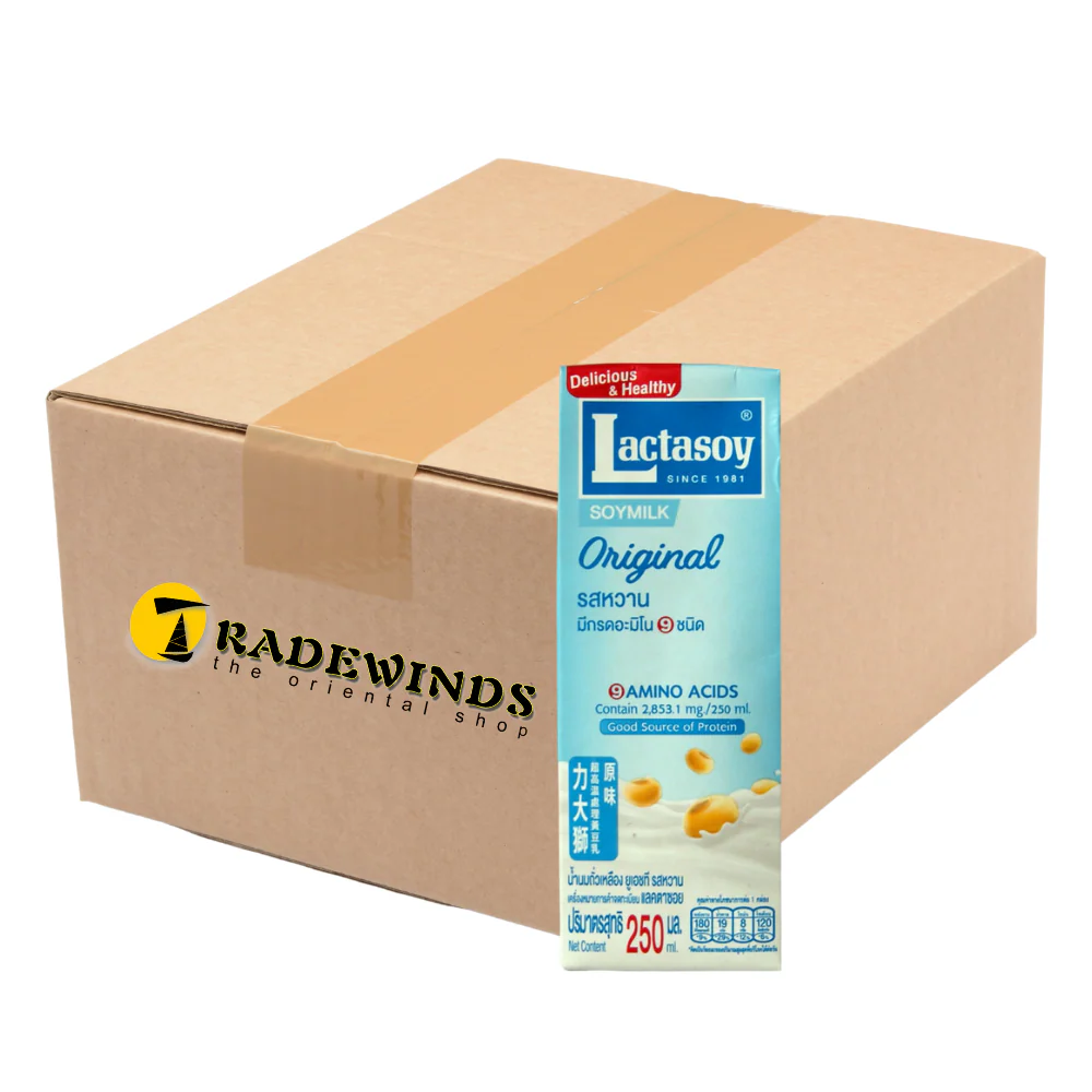 Lactasoy Original Soya Milk - 6x250ml Cartons