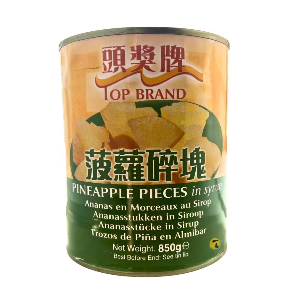 Top Brand Pineapple Pieces in Syrup - 850g