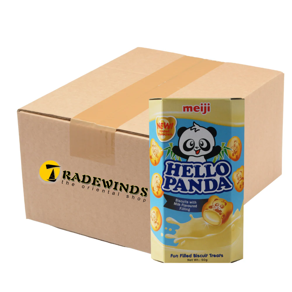 Hello Panda Milk Flavour Filling Biscuits - 10x50g