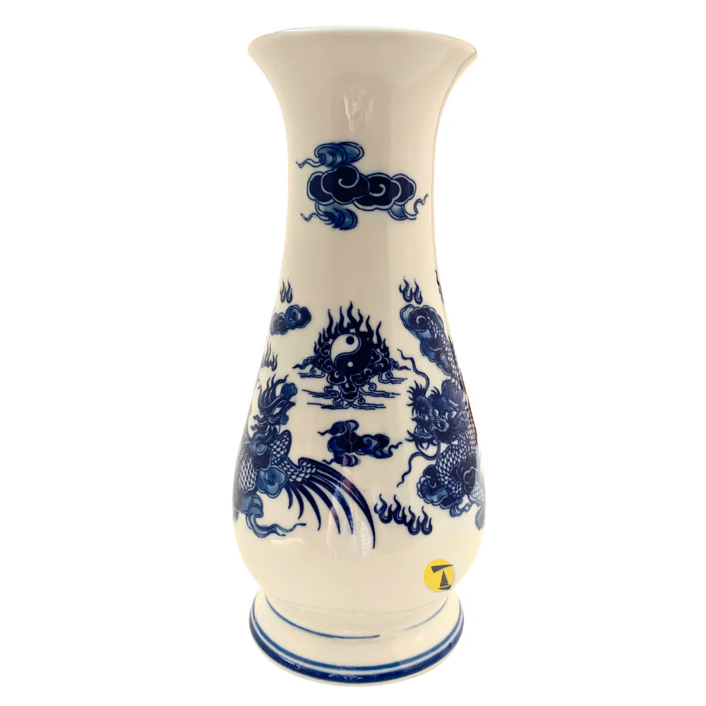 Tuberose Ceramic Flower Vase - Lotus Flower Design - 18cm