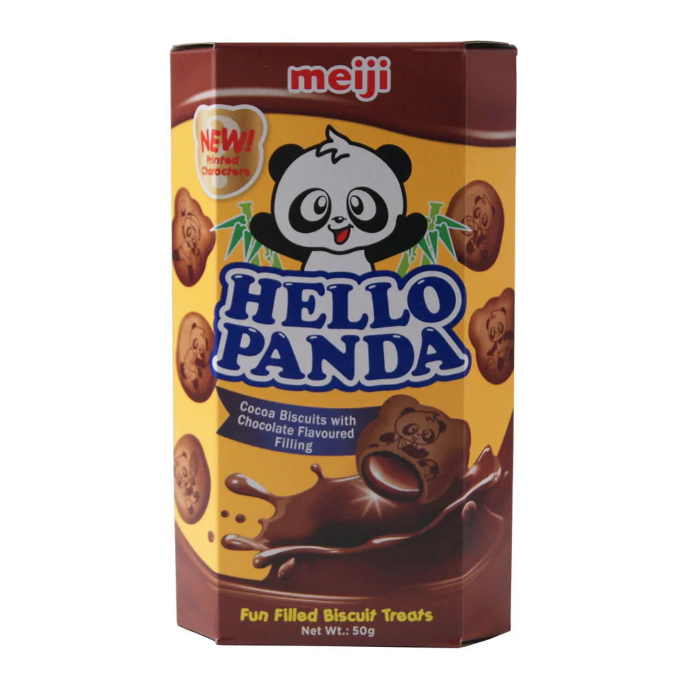 Hello Panda Choco Biscuits with Chocolate Flavour Filling - 50g