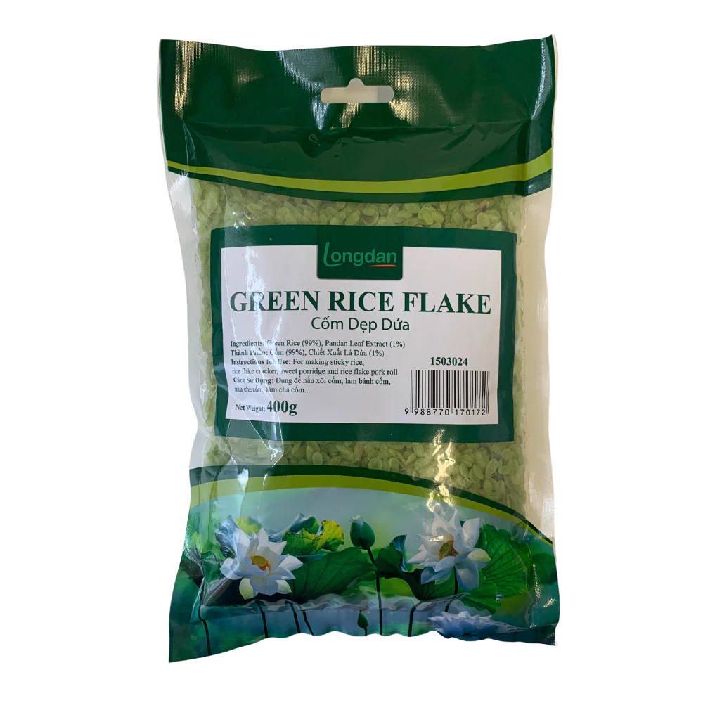 Longdan Green Rice Flakes - 400g