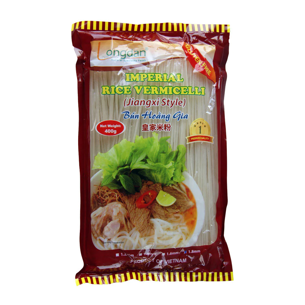 Longdan 1.8mm Imperial Rice Vermicelli Jiangxi Style - 400g