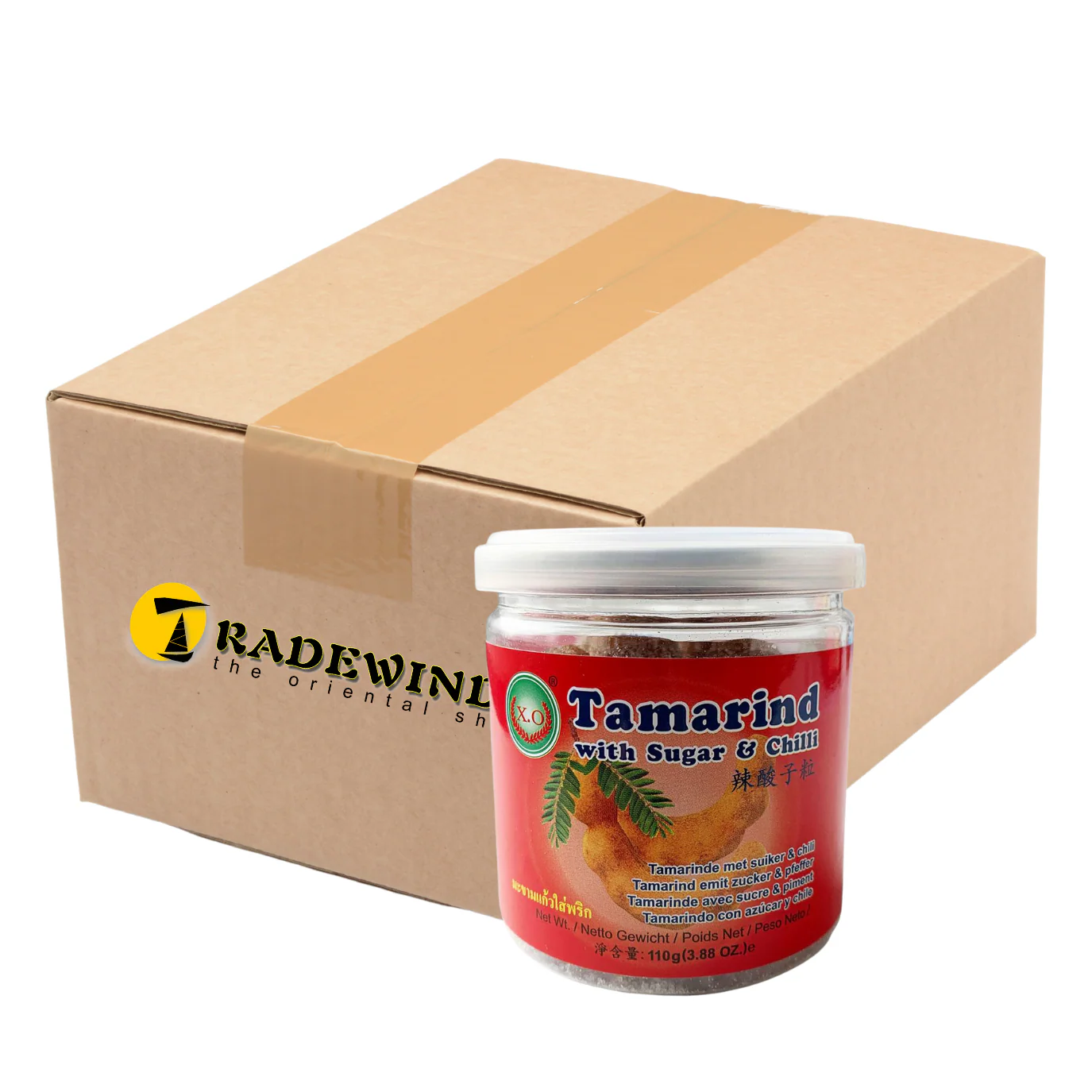 X.O Tamarind with Sugar - 36x110g