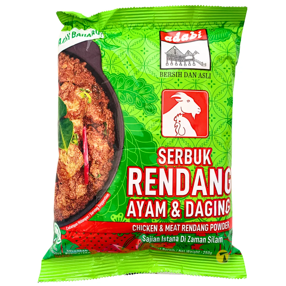 Adabi Serbuk Rendang Ayam & Daging - Chicken & Meat Powder - 250g