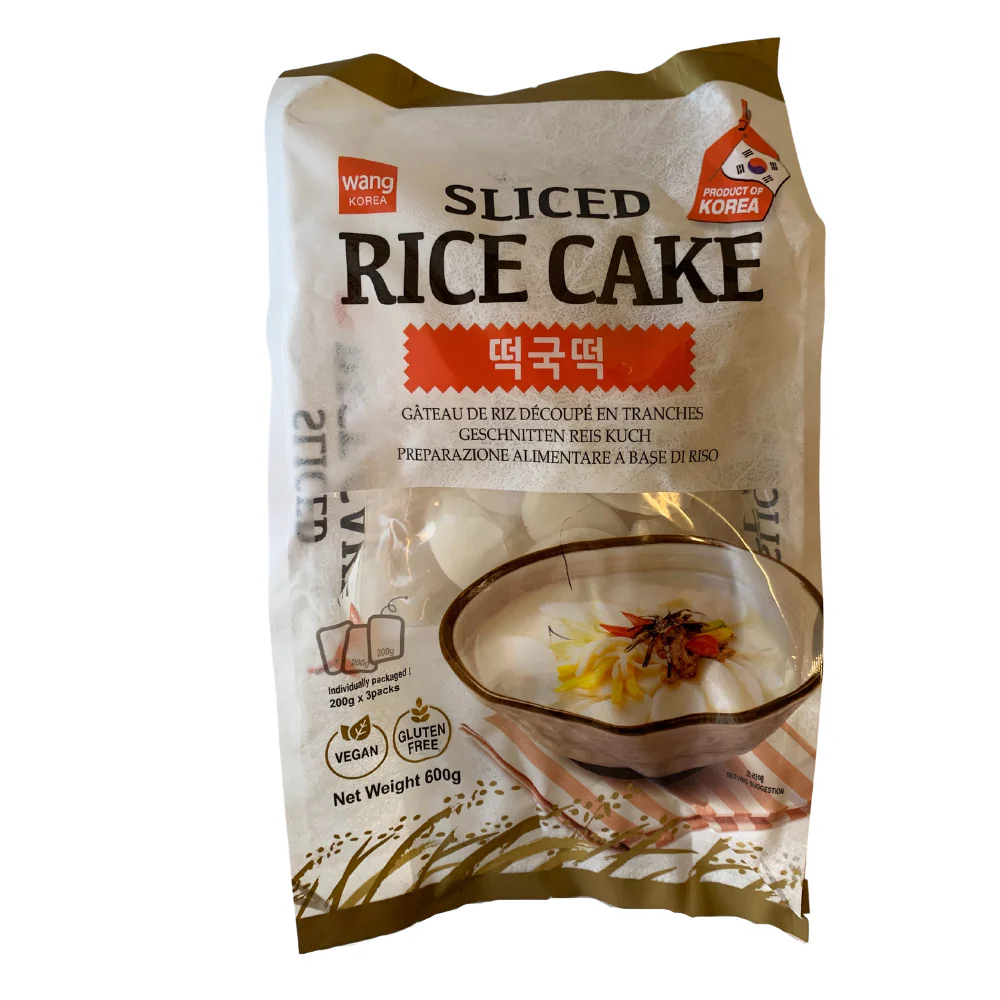 Wang Rice Cake Sliced (Teokguk Tteok) - 600g